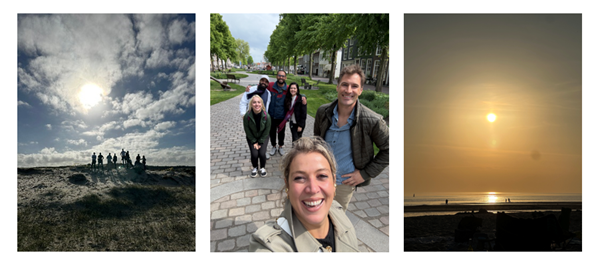 Mariela met anderen in Zeeland