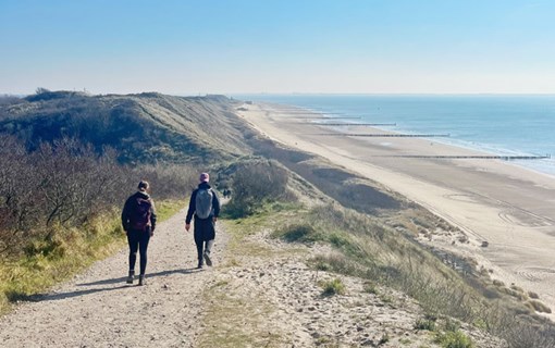 Walking near the beach in Zeeland