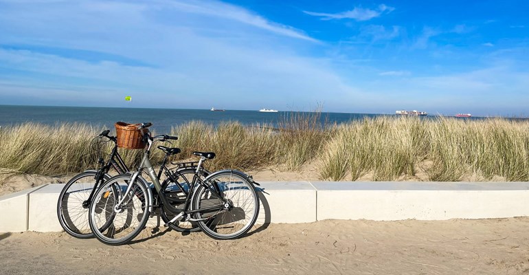 cadzand fietsen, kustroute