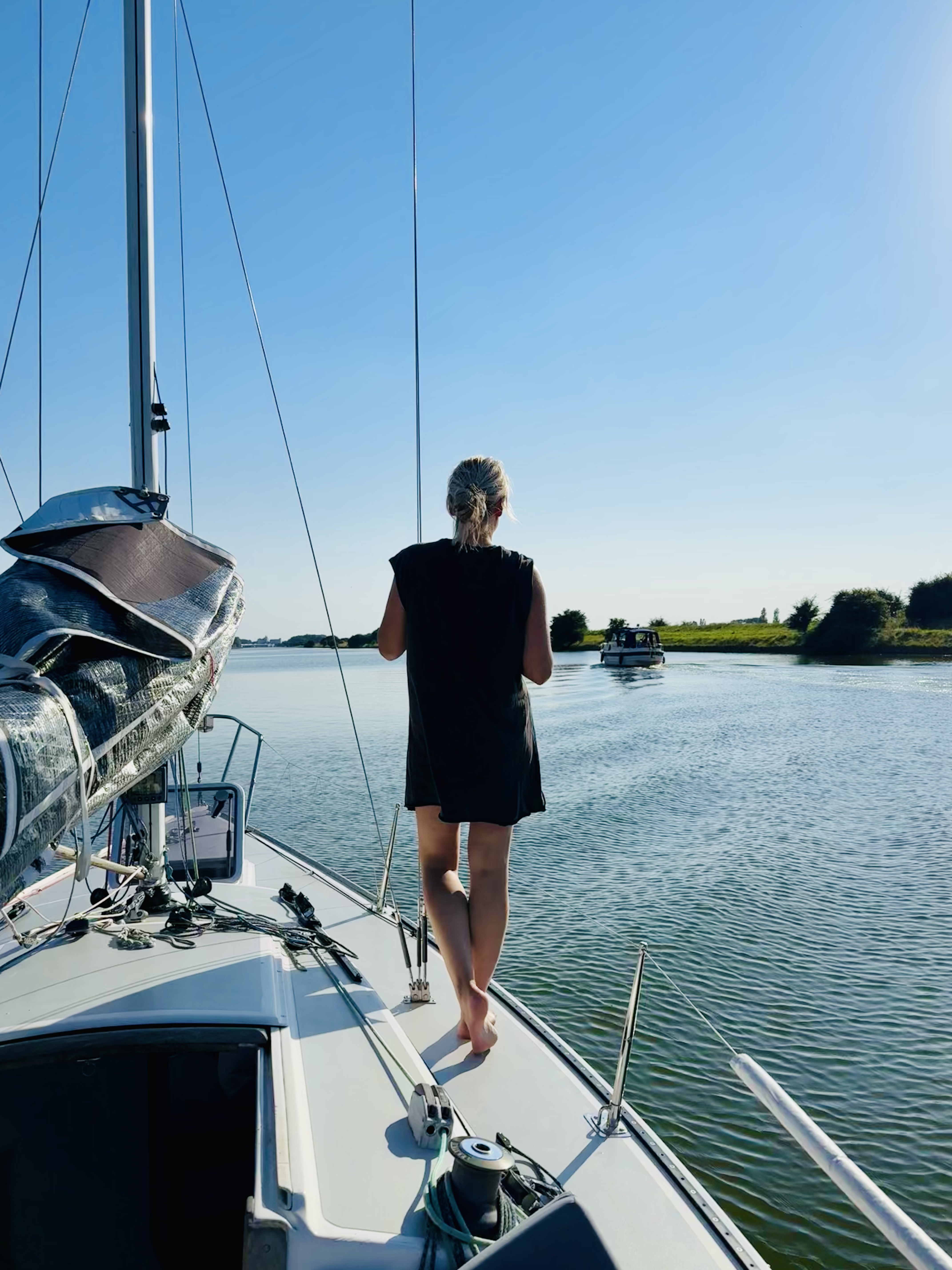 Zeilen Veere richting Middelburg