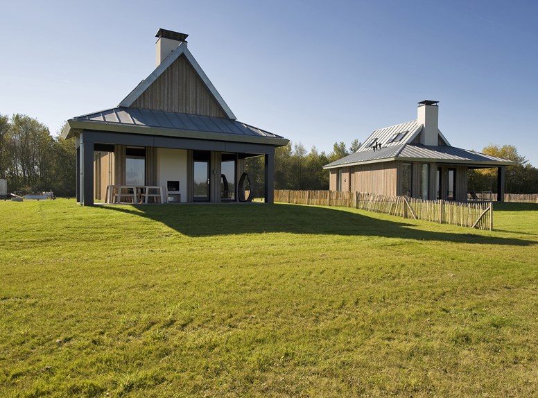Bungalows in einem Ferienpark