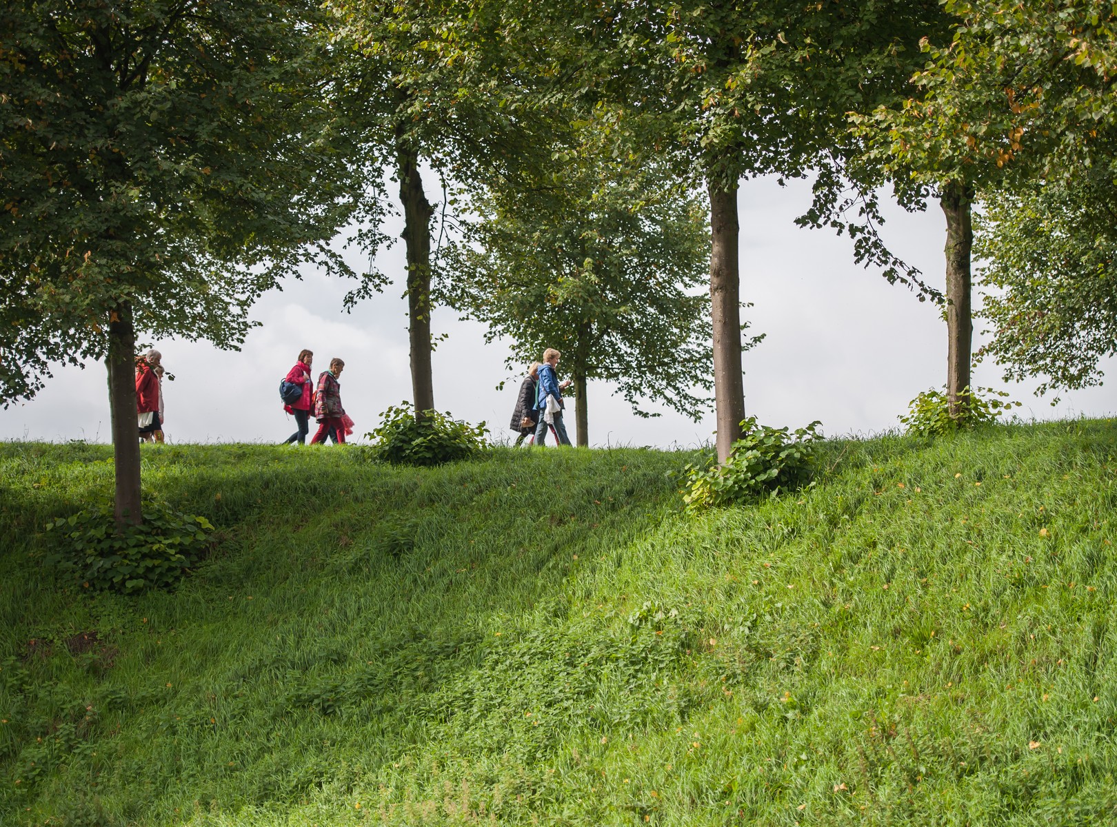 People walking in Hulst
