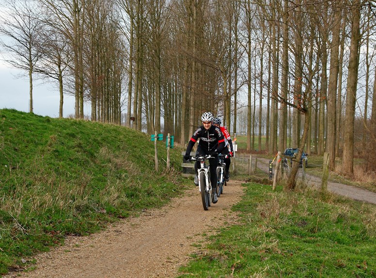 Mountainbiken in Noord-Beveland