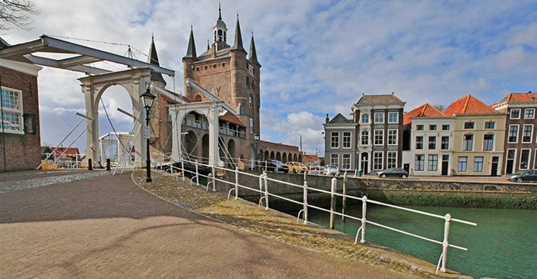 Ophaalbrug in Zierikzee, Schouwen-Duiveland