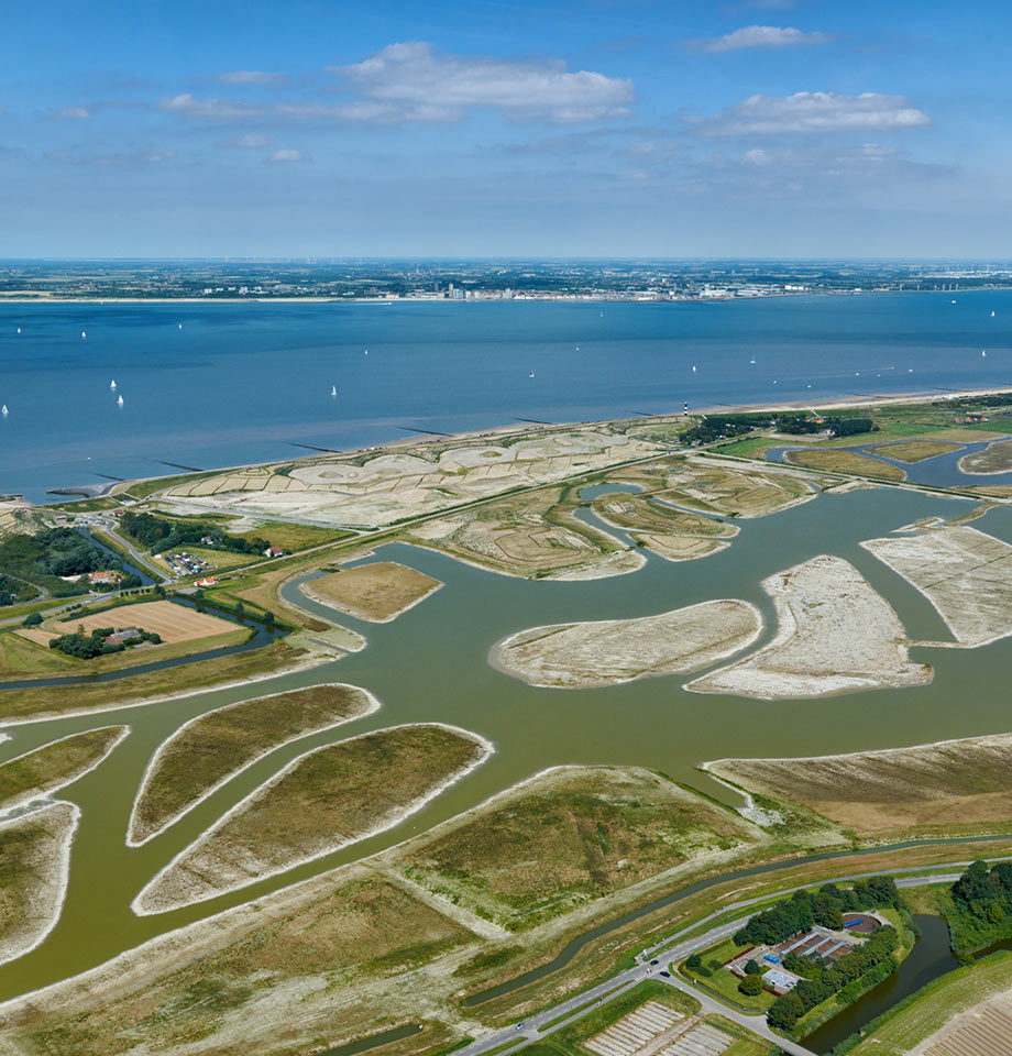 Luchtfoto Waterdunen