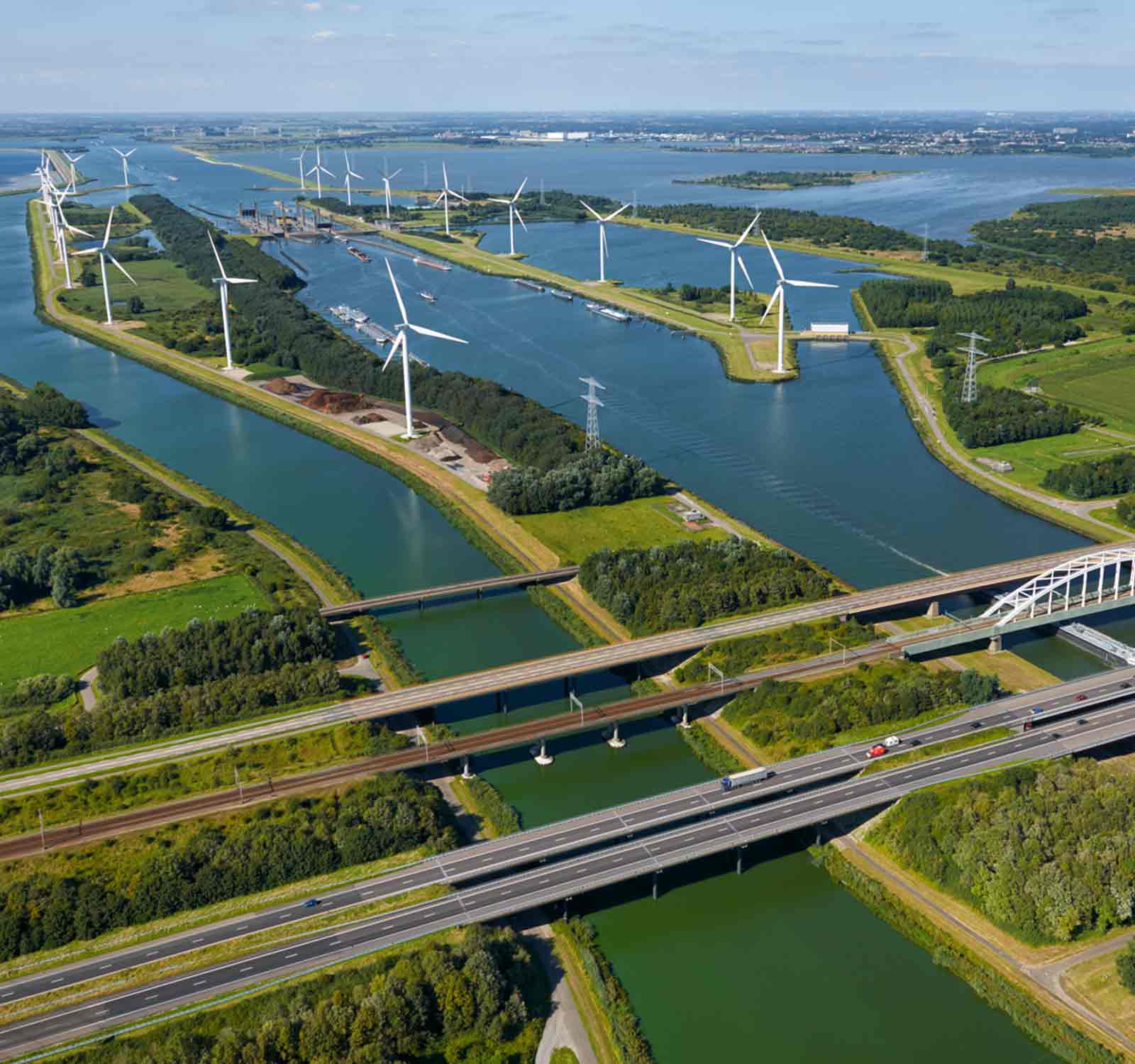 Kreekraksluizen bij Rilland in regio Zuid-Beveland