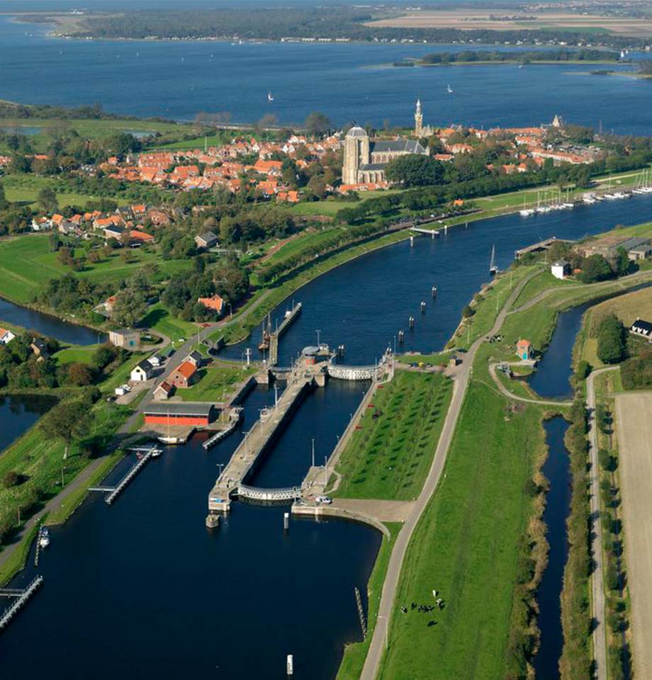 Luchtfoto Veere