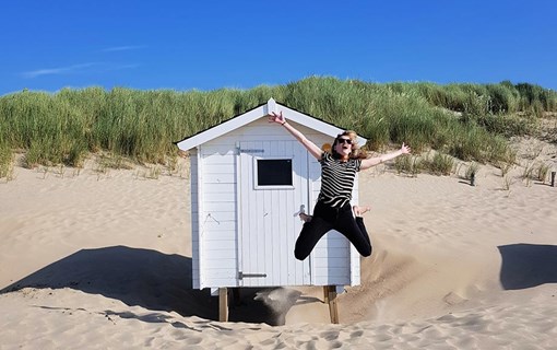 Naar het strand