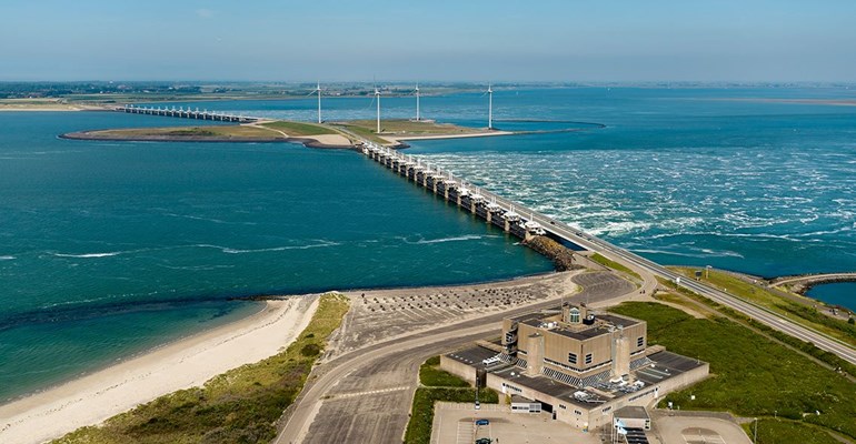 Oosterscheldekering Zeeland Deltawerken