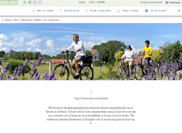 landingspagina visit