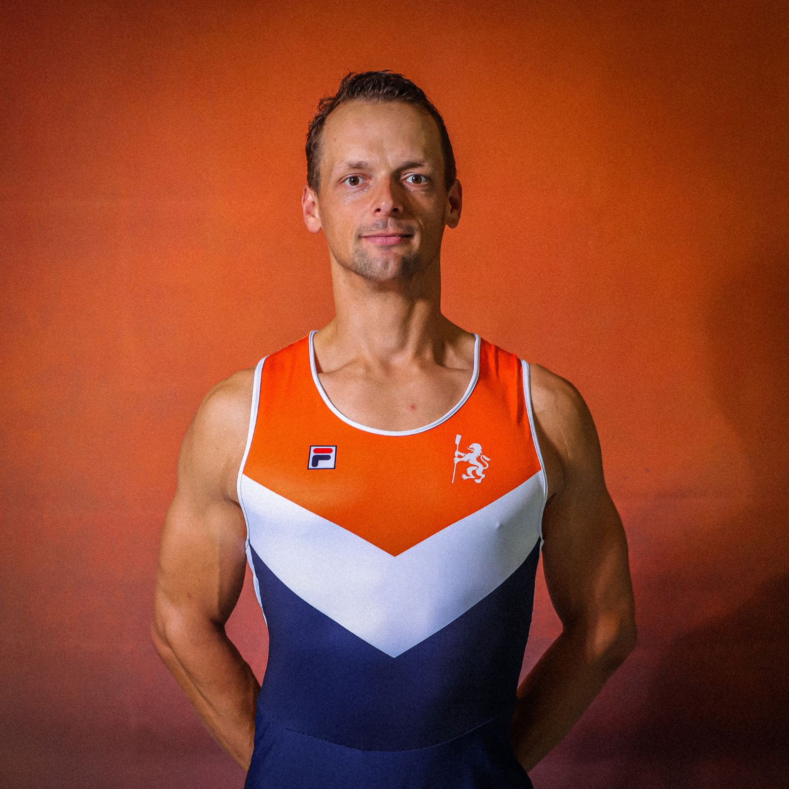 Portretfoto van roeier Corné de Koning