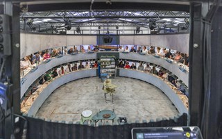 Tineke boer tijdens Zeeland Nazomerfestival